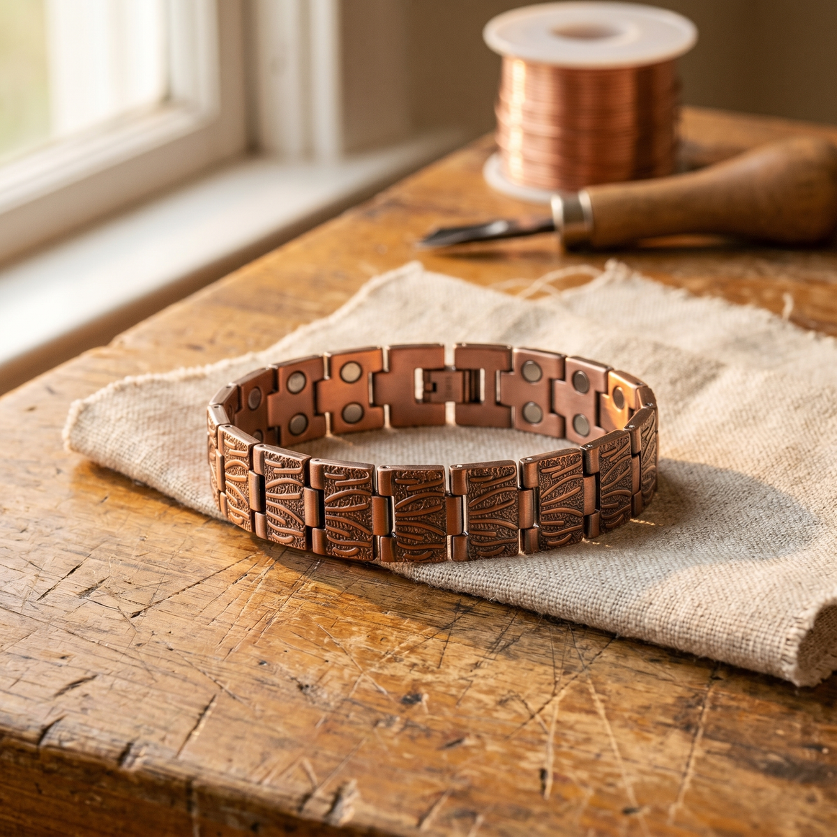 Beaumont's Grit Men's Copper Bracelet