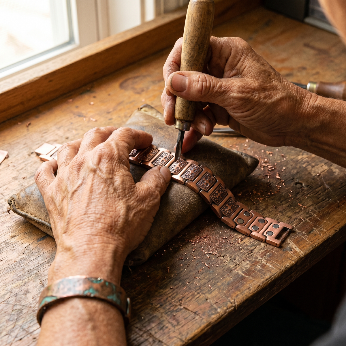 Beaumont's Gale Men's Copper Bracelet