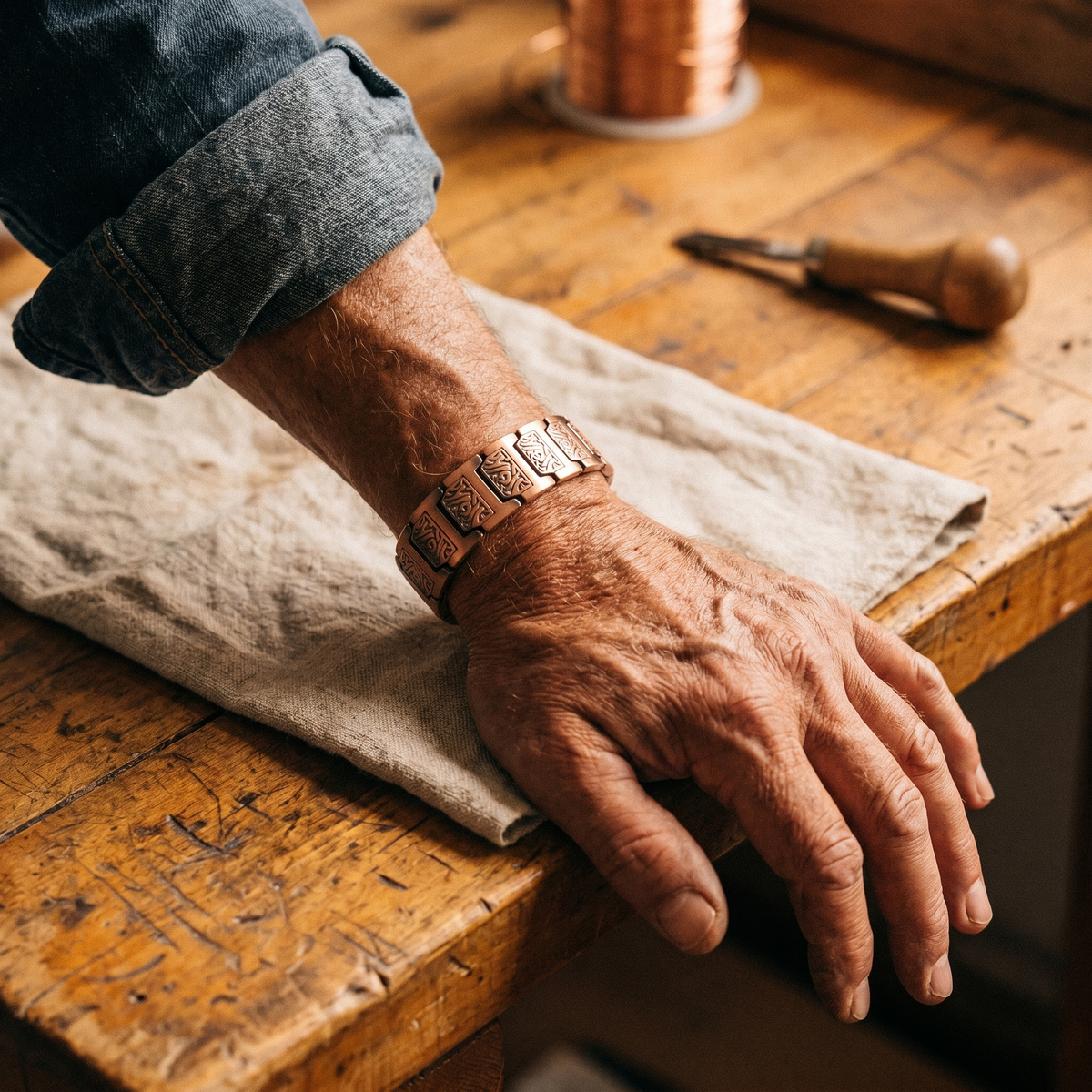 Beaumont's Glen Men's Copper Bracelet
