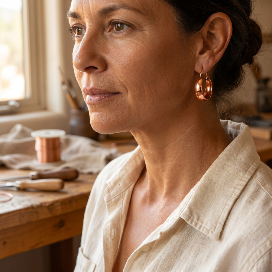Beaumont's Dell Copper Earrings