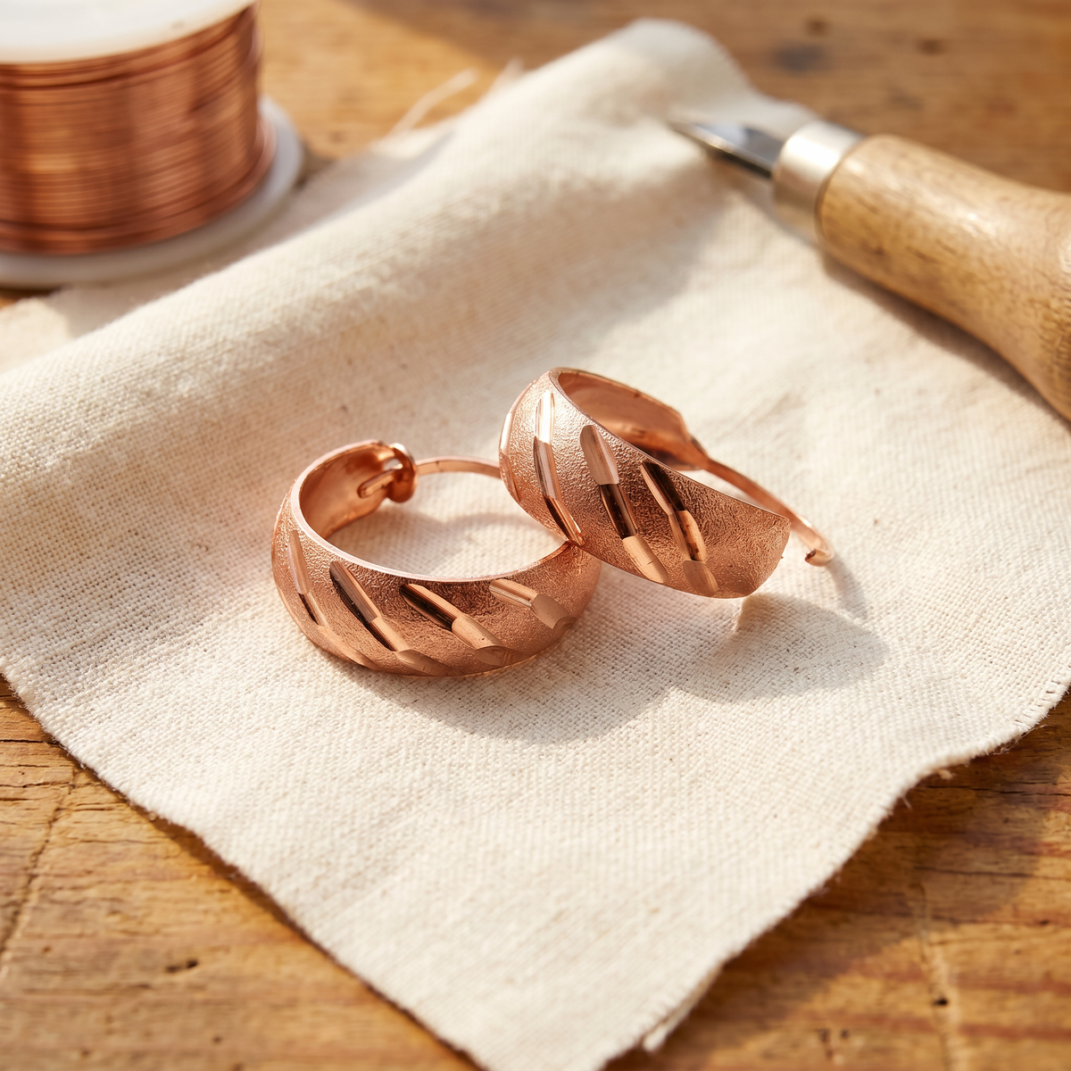 Beaumont's Vale Copper Earrings