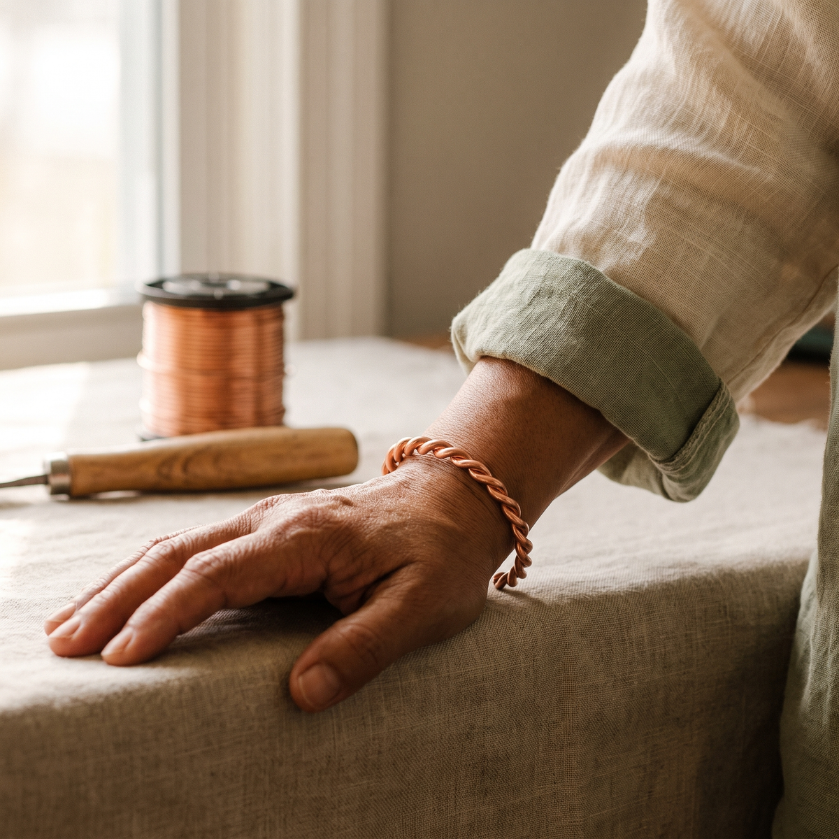 Beaumont's Tensor Copper Bracelet