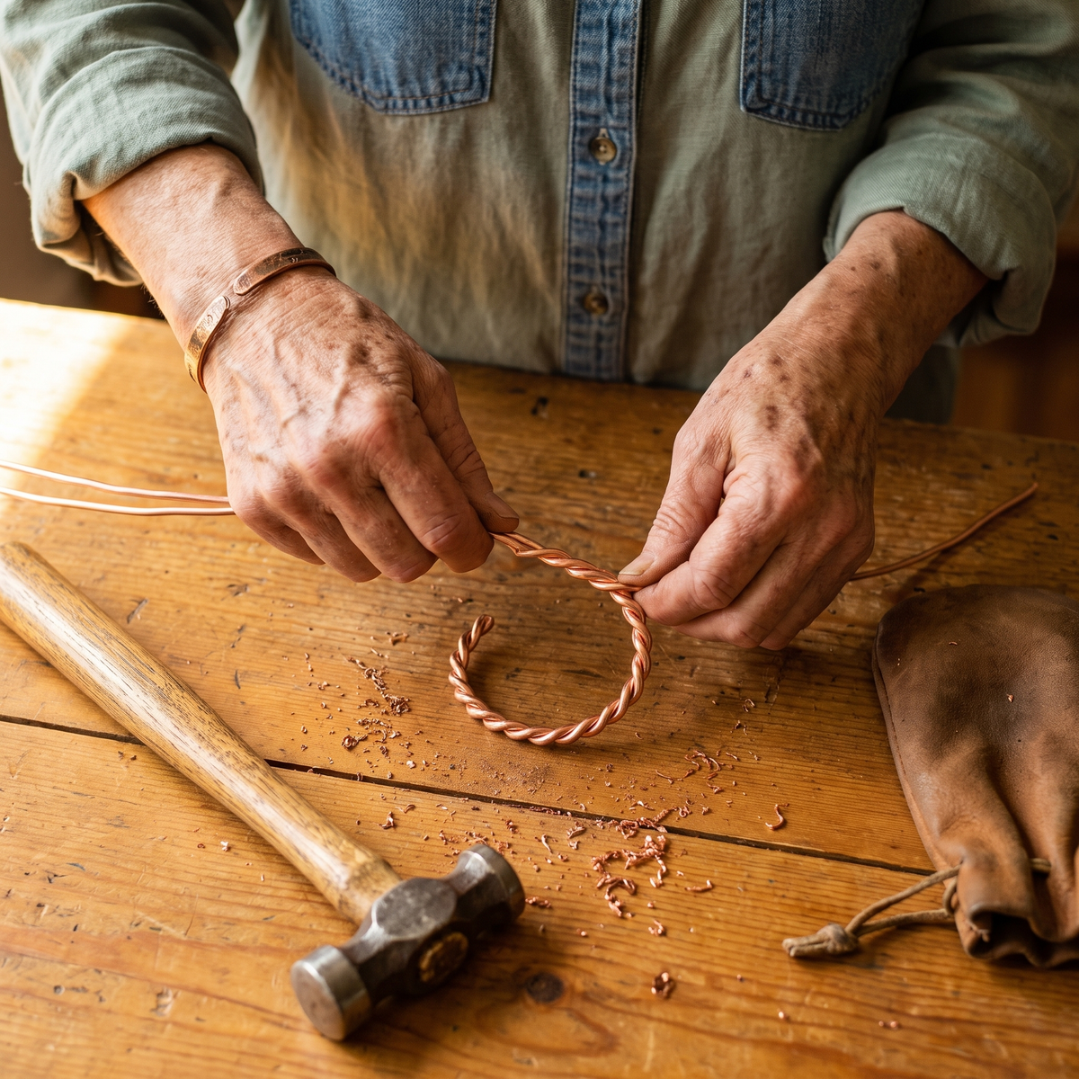 Beaumont's Tensor Copper Bracelet