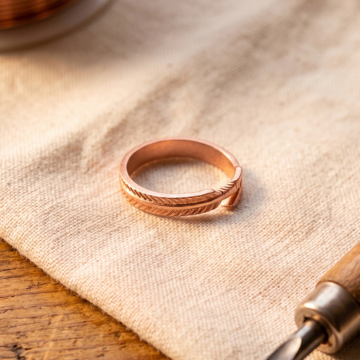 Beaumont's Root Copper Ring